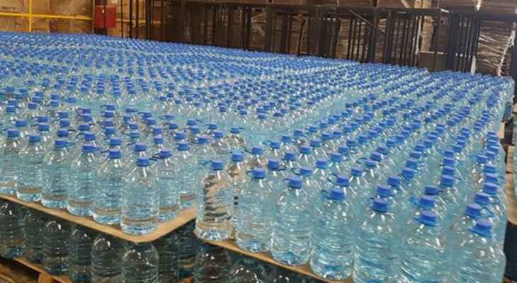 الشركة العامة لتعبئة المياه في سوريا ترفع أسعار عبوة المياه 40%
