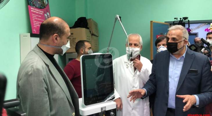 حسن جال في مستشفى بعلبك: الحكومة لن تبخل بتجهيز المستشفيات الحكومية