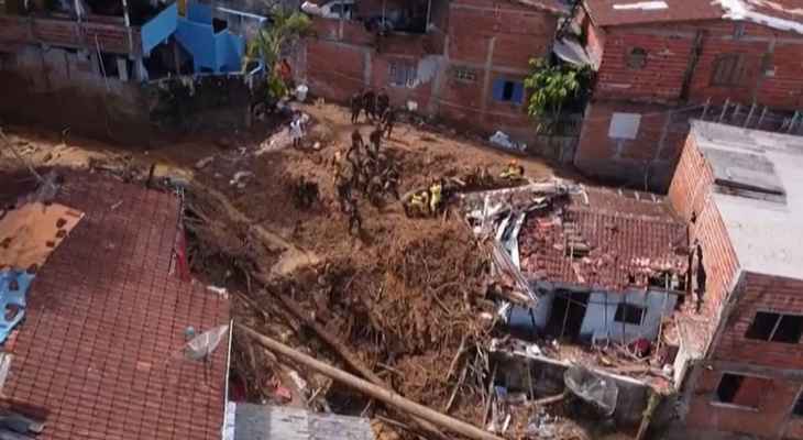 65 قتيلا في ساو باولو في البرازيل بسبب الفيضانات وانزلاقات التربة