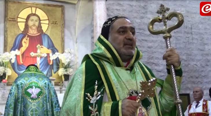 المطران سفر ترأس قداس الميلاد في كنيسة السيدة في زحلة: نأمل ولادة لبنان جديد