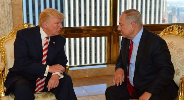 معاريف: نتانياهو يدرس احتمال أن يعلن ترامب عن حلف دفاع بين البلدين