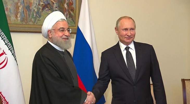 الكرملين: بوتين وروحاني بحثا الاتفاق النووي وأوضاع المنطقة بما بذلك سوريا