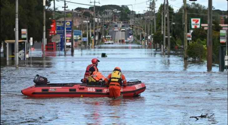 استمرار حالة الطوارئ بجنوب شرق أستراليا بسبب الفيضانات الشديدة