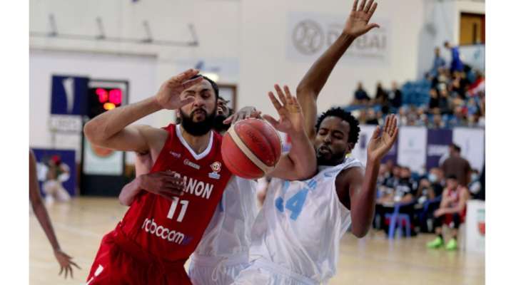 لبنان الى نهائي البطولة العربية لمنتخبات الرجال بكرة السلة بعد فوزه على الصومال بفرق 15 نقطة