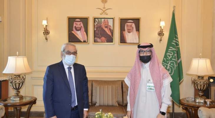 السفير السعودي في لبنان النائب بقرادونيان والوزير كيدانيان