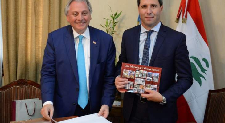 سفير لبنان بالارجنتين وقع مع حاكم ولاية سان خوان مذكرة تفاهم  