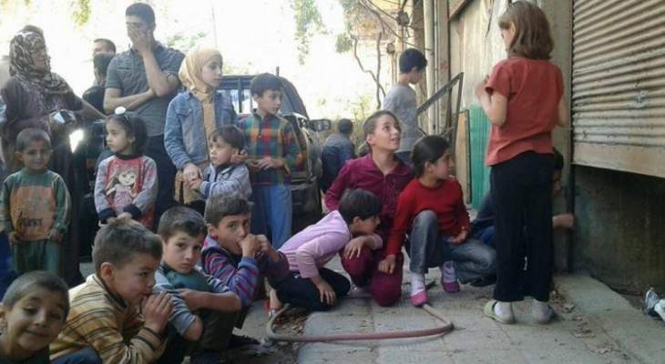 تيار المستقبل نظم وقفة تضامنية مع ابناء بلدة مضايا السورية