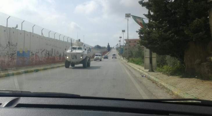 النشرة: فريق من مراقبي الامم المتحدة تفقد الخط الأزرق بالقطاع الشرقي من جنوب لبنان