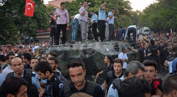 الجيش التركي: 8651 عسكريا نفذوا محاولة الانقلاب اي 1.5 بالمئة من الجيش