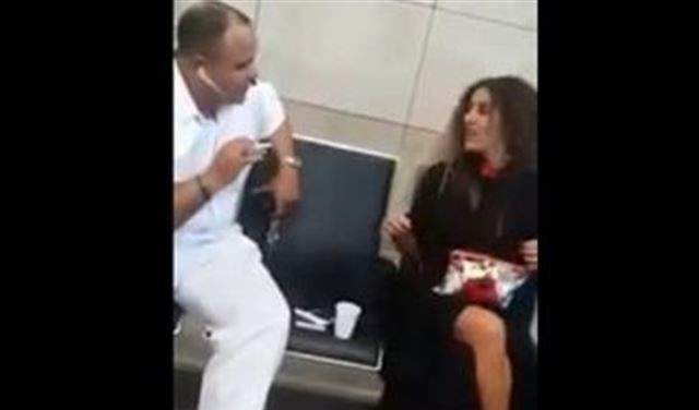 سيدة تعتدي على ضابط شرطة بمطار القاهرة