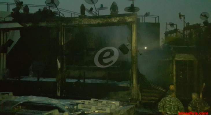 النشرة: فوج إطفاء بيروت تمكّن من إخماد حريق كان قد اندلع في &quot;sky bar&quot;