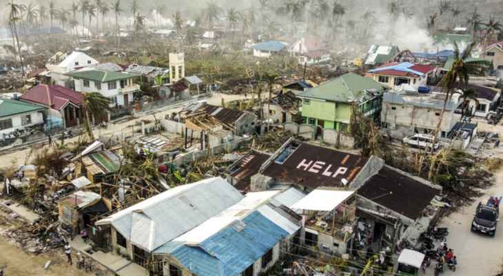 عدد ضحايا الإعصار "راي" في الفلبين تجاوز 300 شخص