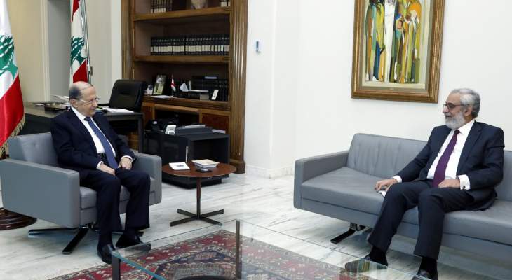 الرئيس عون يلتقي رئيس كتلة &quot;نواب الأرمن&quot; هاغوب بقرادونيان