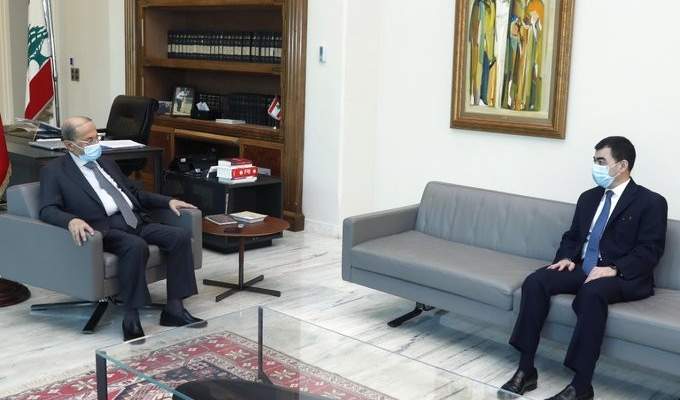 الرئيس عون التقى ابي خليل وبو صعب وعرض معهما التطورات السياسية الراهنة