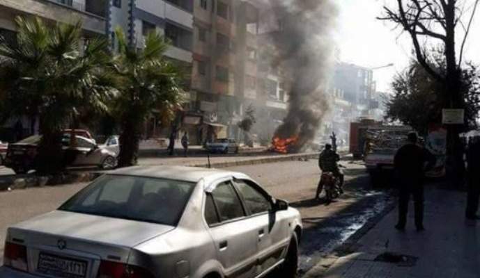 سانا: تفجير إرهابي في حمص يوقع عددا من القتلى والجرحى 