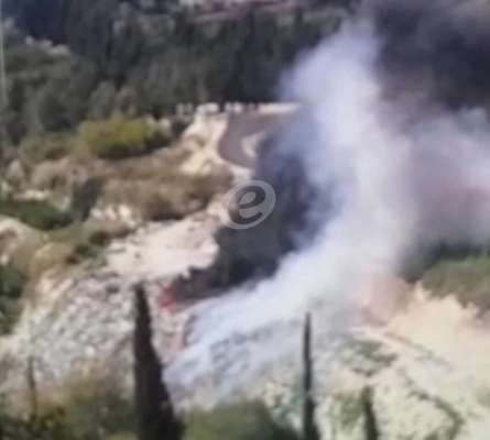 "النشرة": الدفاع المدني أخمد حريقًا كبيرًا بمكب النفايات في بلدة المروانية