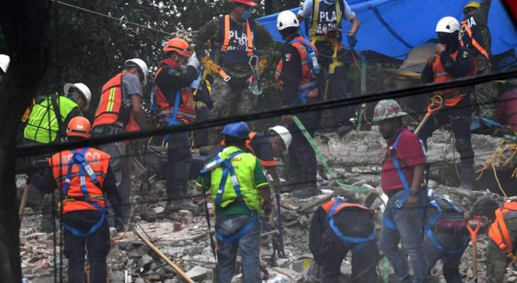 ارتفاع ضحايا زلزال المكسيك لـ273 قتيلا واستمرار البحث عن ناجين