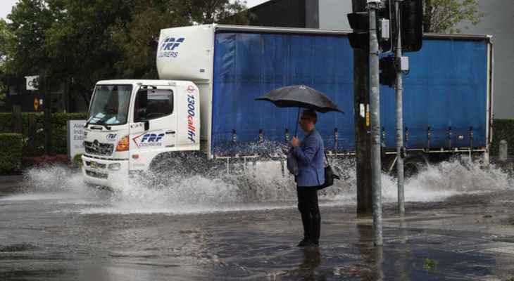 سلطات أستراليا تصدر تنبيهات من أمطار غزيرة وفيضانات العارمة في جنوب شرق البلاد