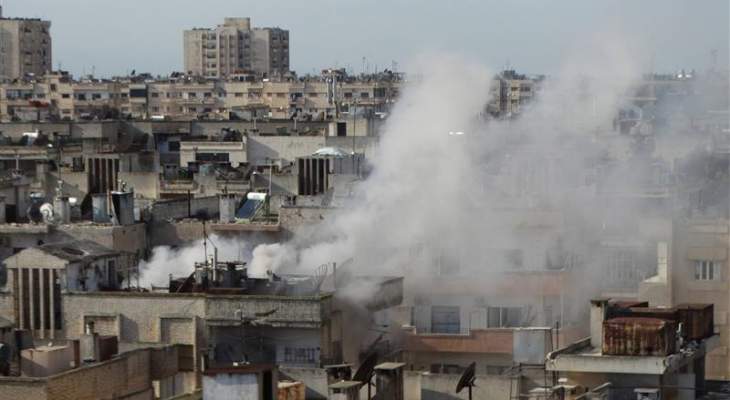 النشرة: منطقة السيدة زينب بريف دمشق تتعرض لقصف عنيف بالصواريخ