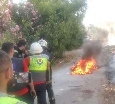 "النشرة": سقوط اصابات جراء غارة اسرائيلية استهدفت دراجة نارية عند طريق شوران في البرغلية