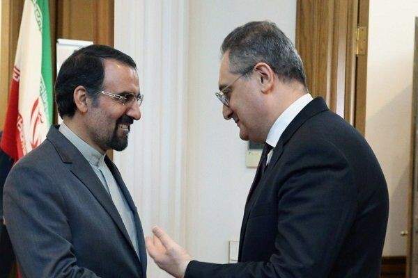 السفير الإيراني بروسيا ونائب لافروف أكدا تعزيز الحوار والتعاون الثنائي
