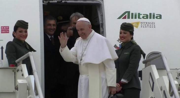 البابا فرنسيس يؤكد أن زيارته للقاهرة هي رسالة وحدة وأخوة