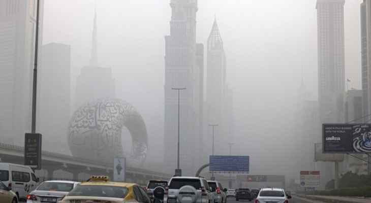 الشرطة الإماراتية حذرت مواطنيها بعد وصول العواصف الترابية إليها