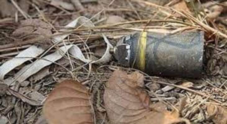 النشرة: اصابة شاب بإنفجار قنبلة عنقودية في أحد جبال منطقة البياضة