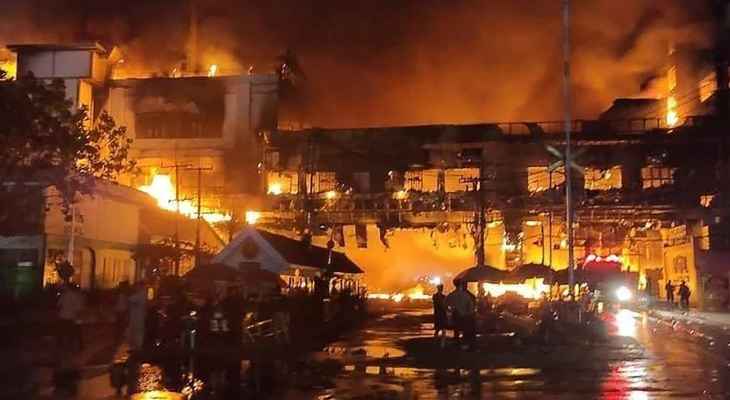 مقتل نحو 10 أشخاص وإصابة 30 في حريق فندق وكازينو في كمبوديا