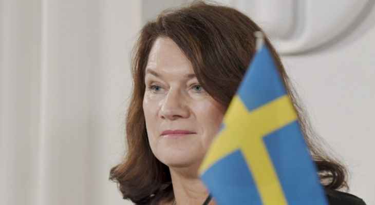 وزيرة خارجية السويد: من غير المقبول أن تنتهك روسيا مجالنا الجوي