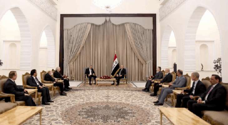 وزير العدل التقى الرئيس العراقي وثمّن موقف بلاده الداعم للشعب اللبناني