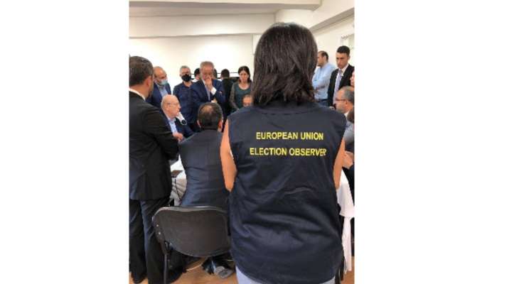 بعثة الإتحاد الأوروبي لمراقبة الإنتخابات: سننشر 16 فريقًا بمهمة قصيرة المدة لمراقبة تصويت اللبنانيين مباشرة بالخارج