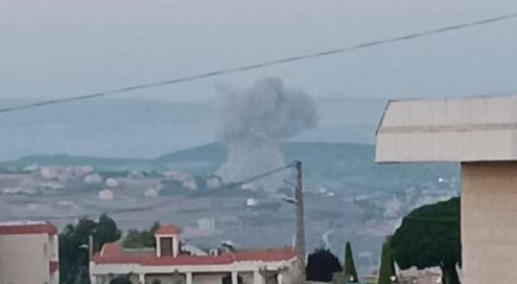 "النشرة": غارتان إسرائيليتان على الطيبة وطلوسة واستهداف منزل غرب ميس الجبل وتدميره