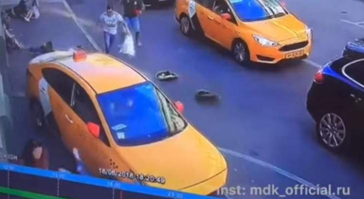 سائق التاكسي الذي صدم المارة وسط موسكو يعترف بما حصل معه
