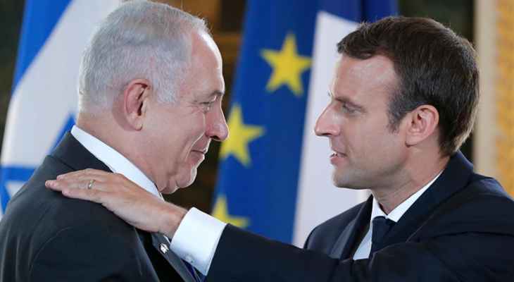 ماكرون أكد لنتانياهو تمسك فرنسا بأمن إسرائيل: مستعد للمساهمة باستئناف الحوار بين الفلسطينيين والإسرائيليين