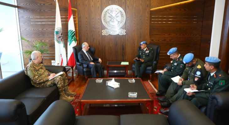 موريس سليم التقى بعثة "UNDOF" وسفيري كوريا الجنوبية وكوت ديفوار