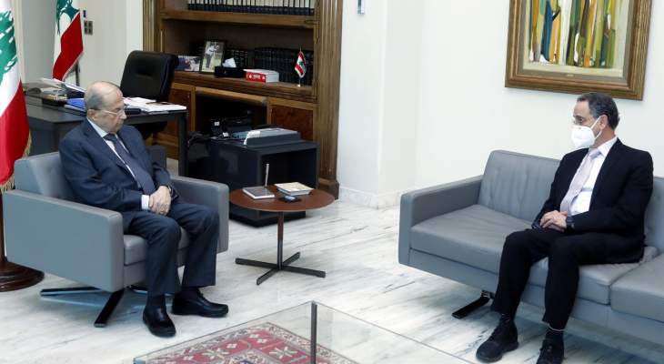 الرئيس عون التقى راوول نعمة وعرض معه الأوضاع الاقتصادية
