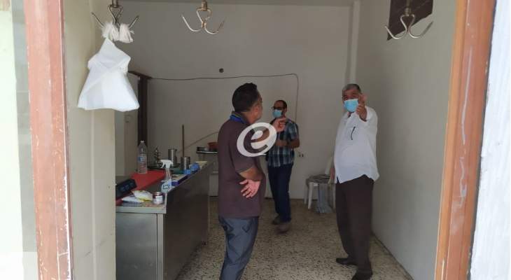 النشرة: إقفال ملحمة في الدوير بسبب عدم استيفائها للشروط الصحية