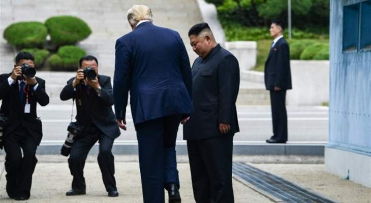 ترامب يلتقي الزعيم الكوري الشمالي في المنطقة المنزوعة السلاح