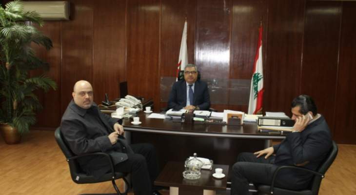 حناوي استقبل رئيس بلدية الدكوانة وعرض معه الشؤون الرياضية والشبابية