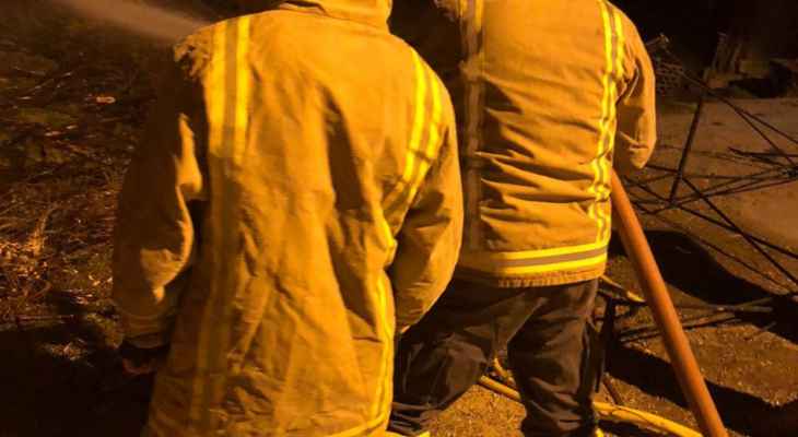 النشرة: اندلاع حريق في احد المنازل في بلدة برالياس