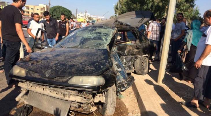 قتيل وجريح نتيجة تصادم بين سيارتين على طريق عام الكويشرة القبيات