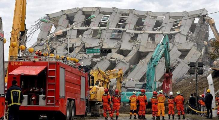 رئيسة تايوان تتفقد المناطق التي ضربها الزلزال