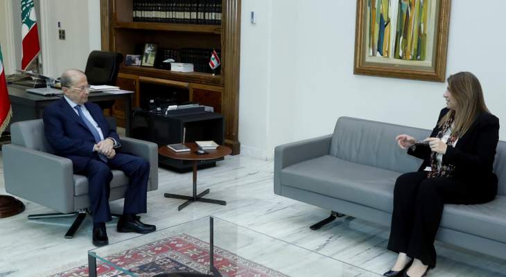  الرئيس عون عرض مع نجم لسبل تسريع عمل المحاكم ومسار التدقيق الجنائي