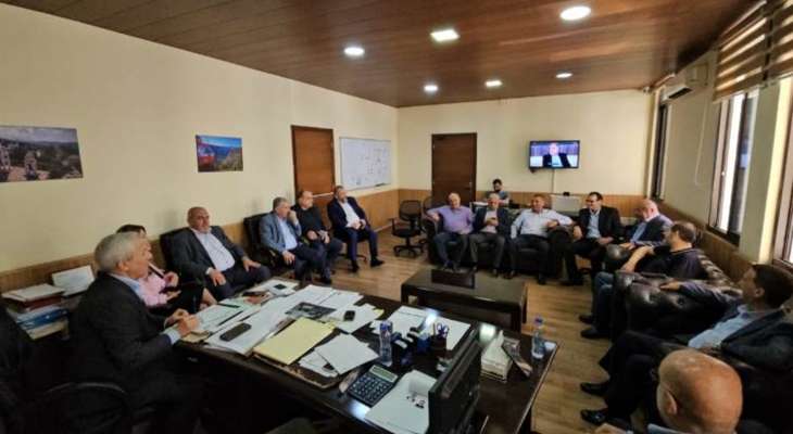 اللبكي ترأس اجتماعا لرؤساء الاتحادات البلدية في عكار لتنظيم النزوح السوري