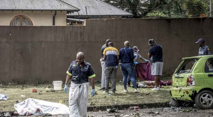 ارتفاع حصيلة ضحايا انفجار الشاحنة في جنوب إفريقيا إلى 18 قتيلا