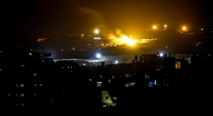 الجيش الاسرائيلي أغار على أهداف تابعة لحركة حماس جنوب قطاع غزة 