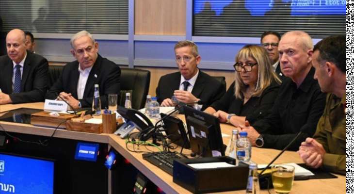 "أكسيوس": مجلس الحرب الإسرائيلي يجتمع غدًا لمناقشة إمكانية توسيع صلاحيات وفد التفاوض المغادر للقاهرة