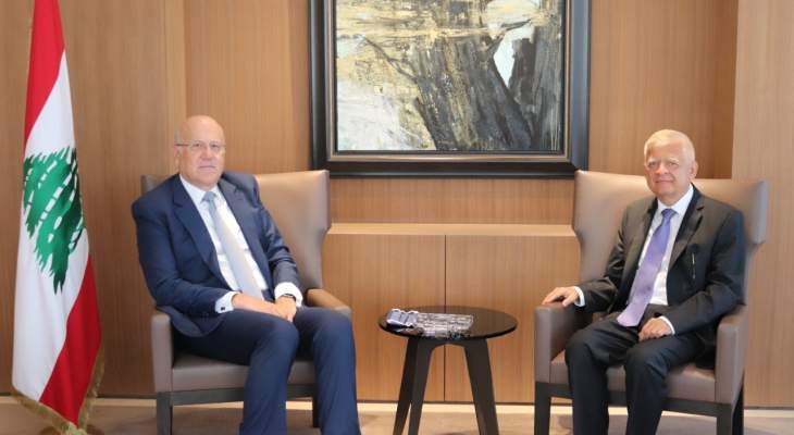 ميقاتي استقبل السفير الروسي في لبنان بزيارة وداعية