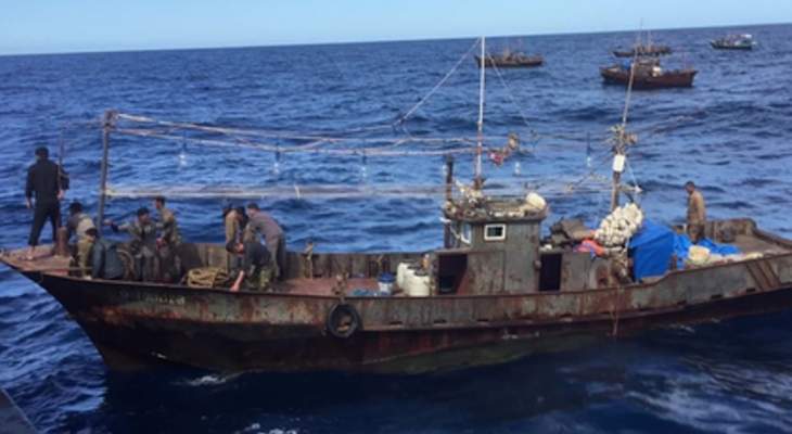 سلطات روسيا أوقفت 262 بحارا كوريا شماليا و3 سفن لصيد الأسماك في بحر اليابان
